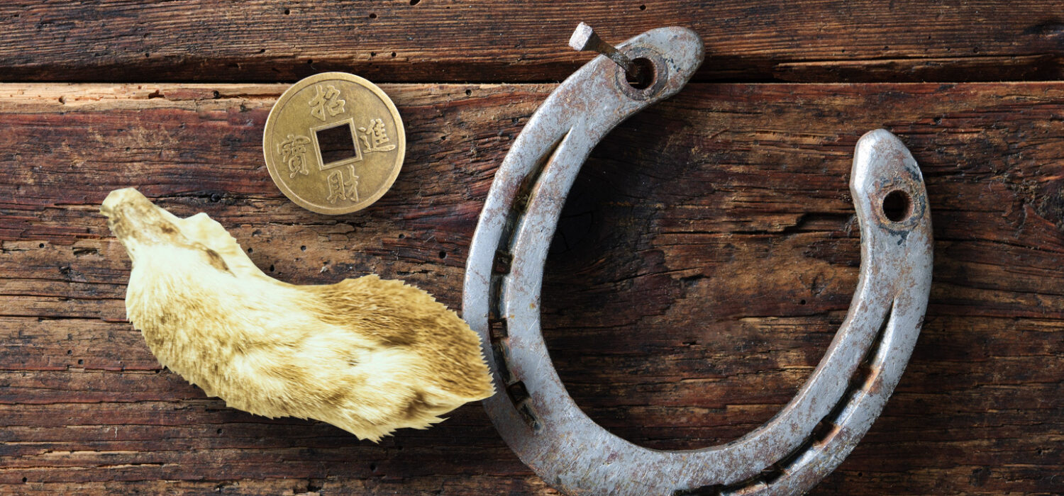 Lucky symbols charms icons uses rituals