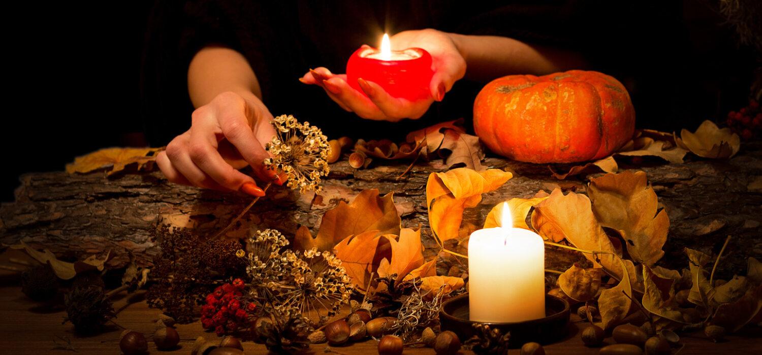 Samhain rituals altar