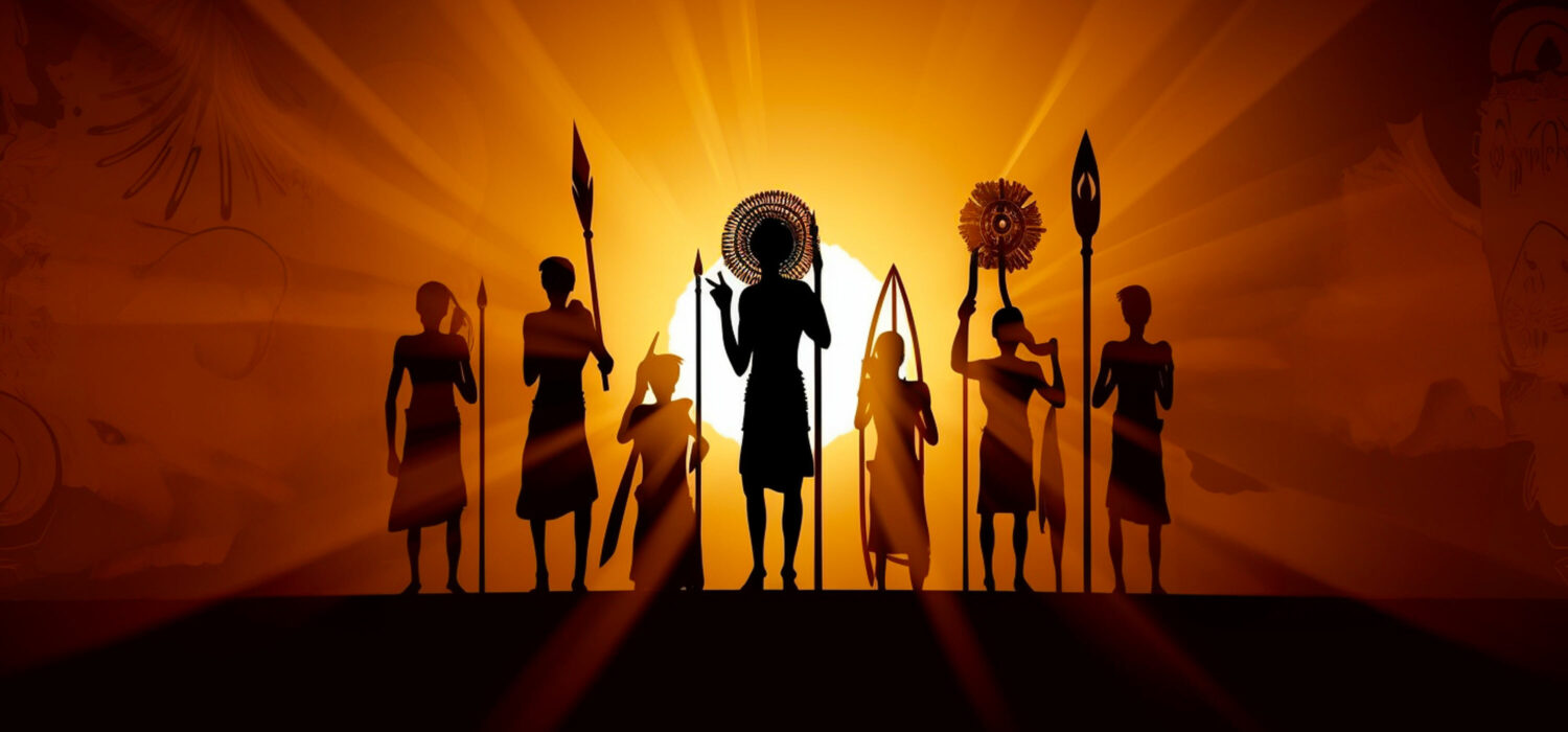 Seven rays concept spirituality