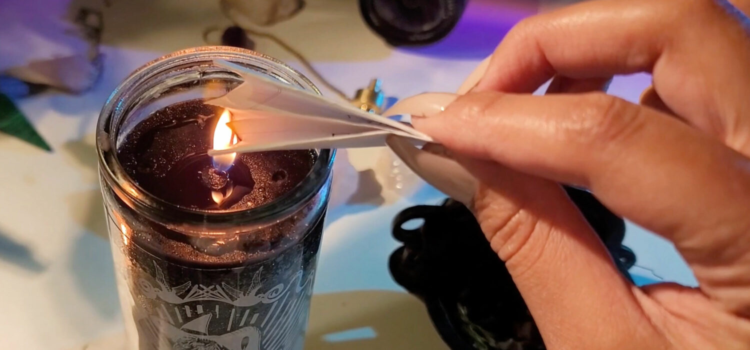 Spell breaker candle ritual destroy hexes