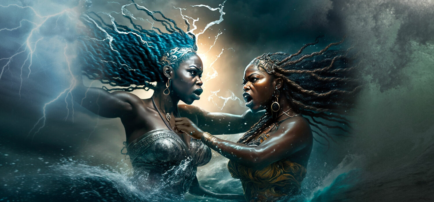 Yemaya oshun orisha battle
