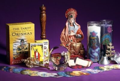 Divination tools tarot crystal balls