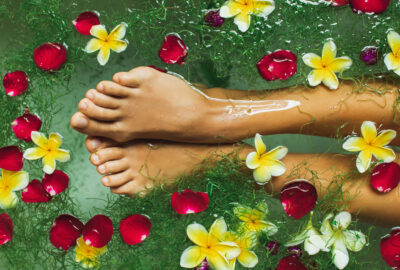 Fresh herbs for spiritual baths