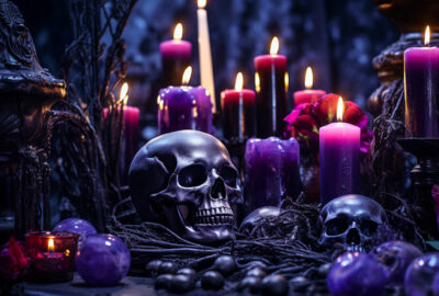 Halloween candle rituals spells