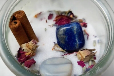 Make salt jar cleansing purification