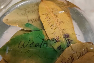 Road opening ritual bay leaves