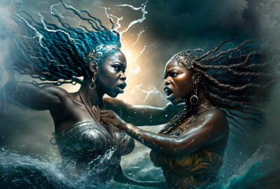 Yemaya oshun orisha battle