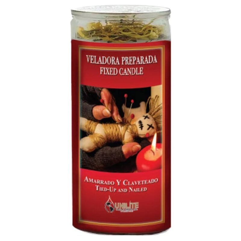 14 day candle tied up nailed