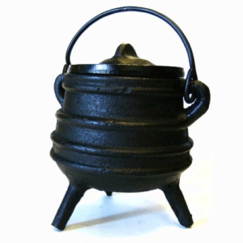 3 inch cauldron with lid 46077