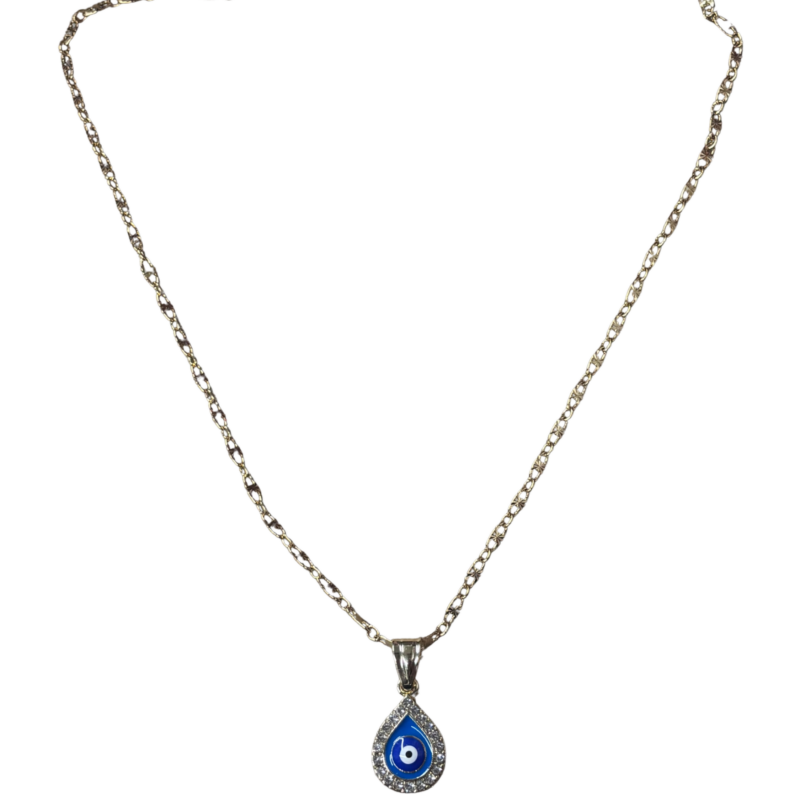 Evil Eye Necklace Gold Plated