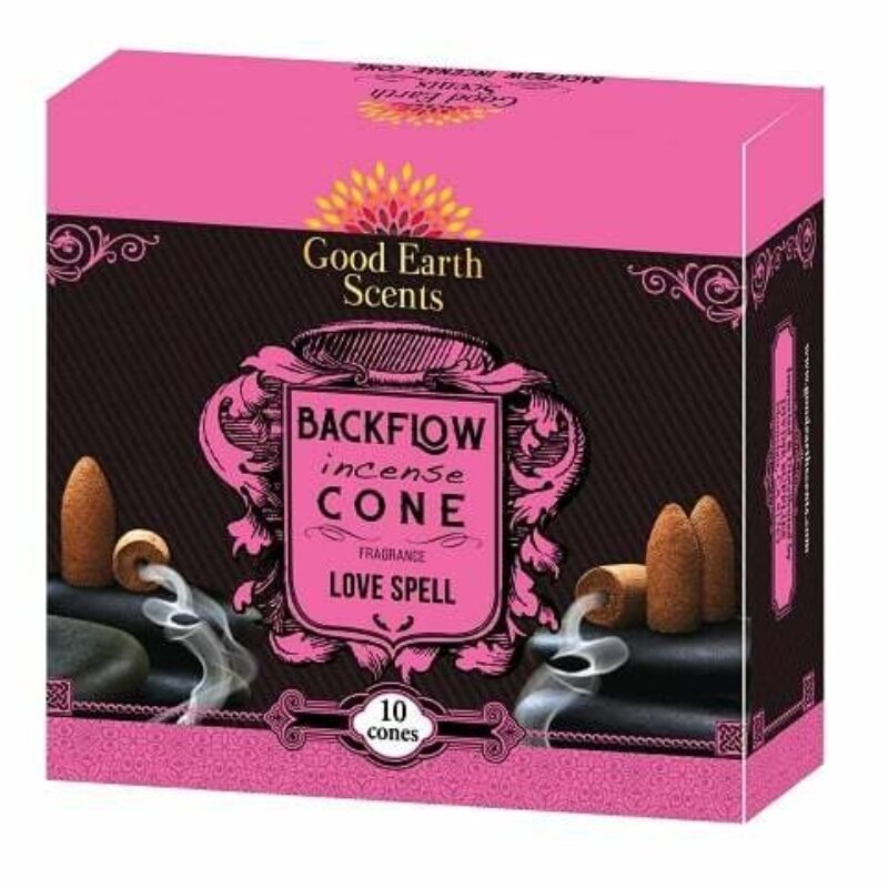 Love Spell Backflow Incense Cones