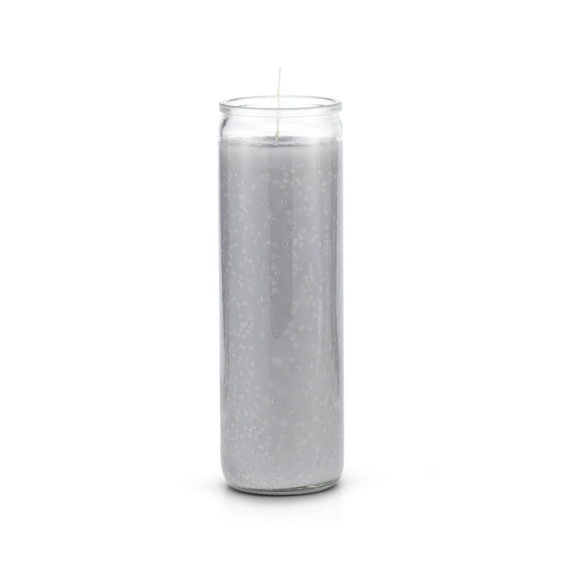 Candle Gray Plain 7 Day