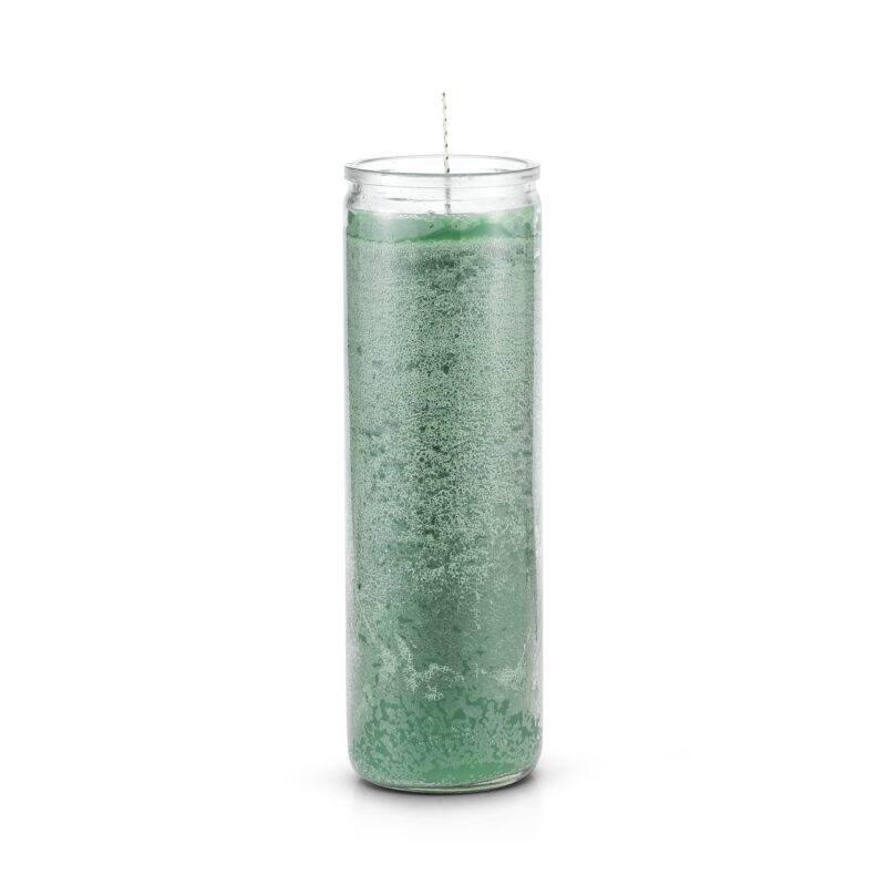 Candle Green Plain 7 Day