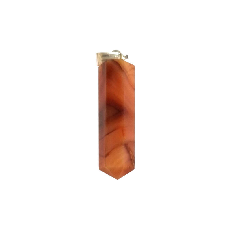 Carnelian point pendant 00112