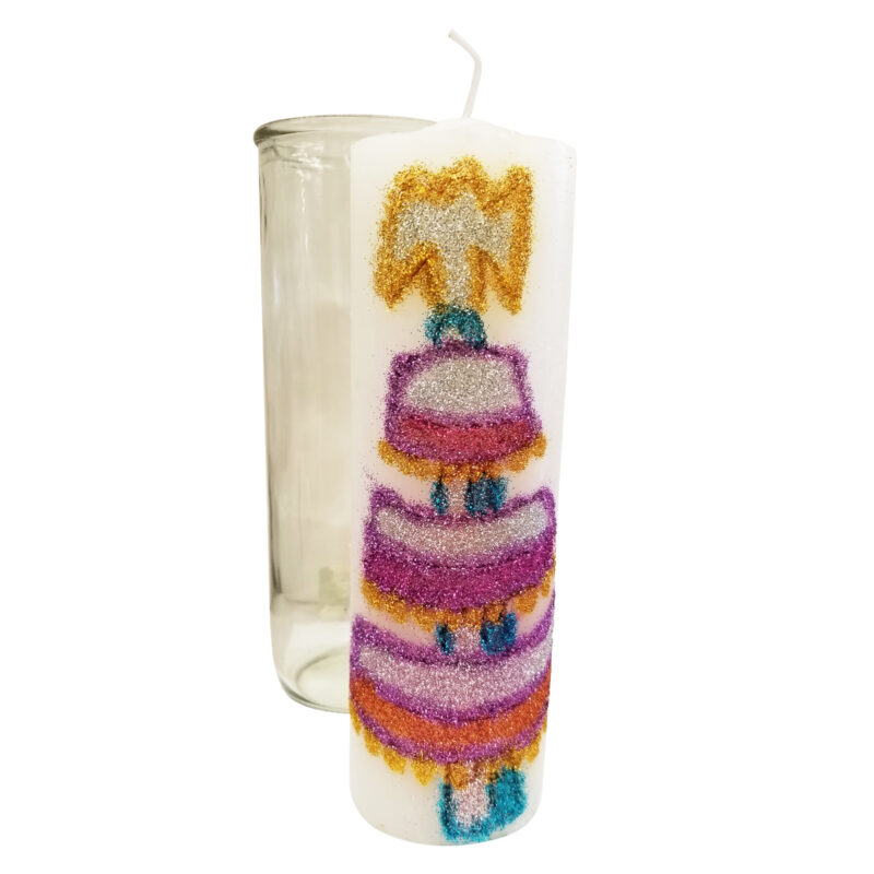Custom peace wisdom candle 27552
