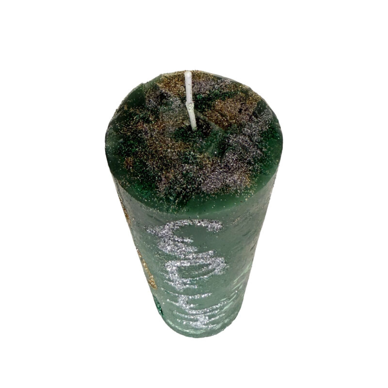 Fast money hand carved candle 03