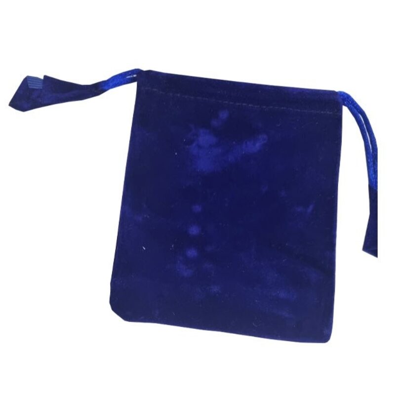 Glass bead evil eye bracelet velvet bag 02