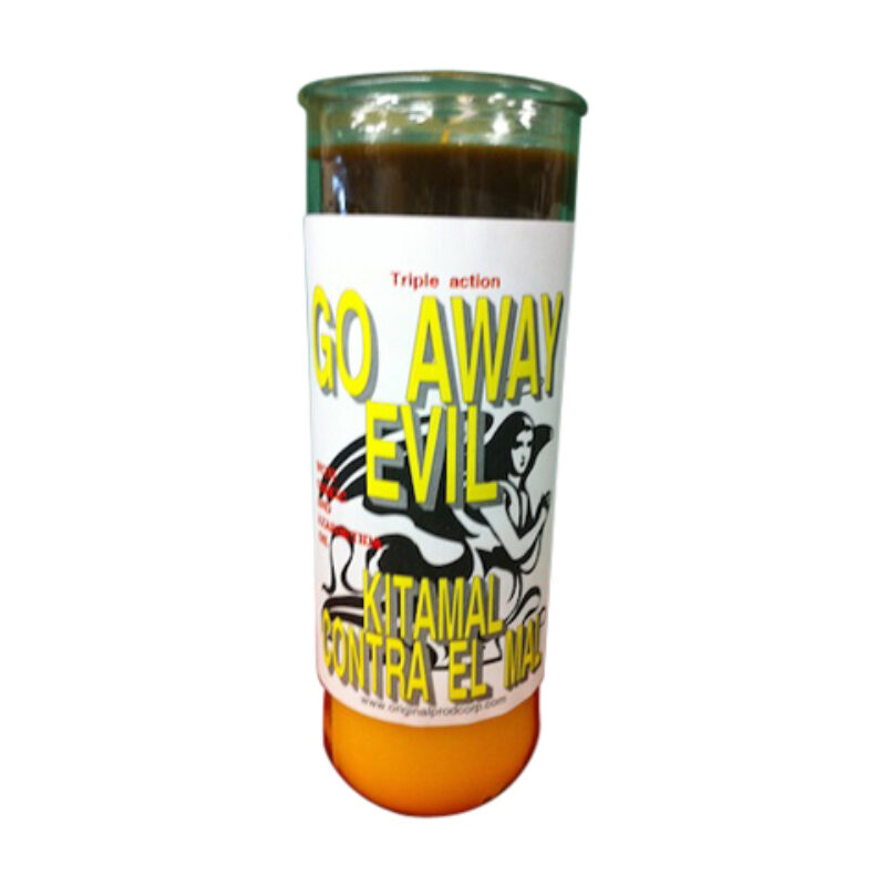 Go away evil custom big al candles 70744