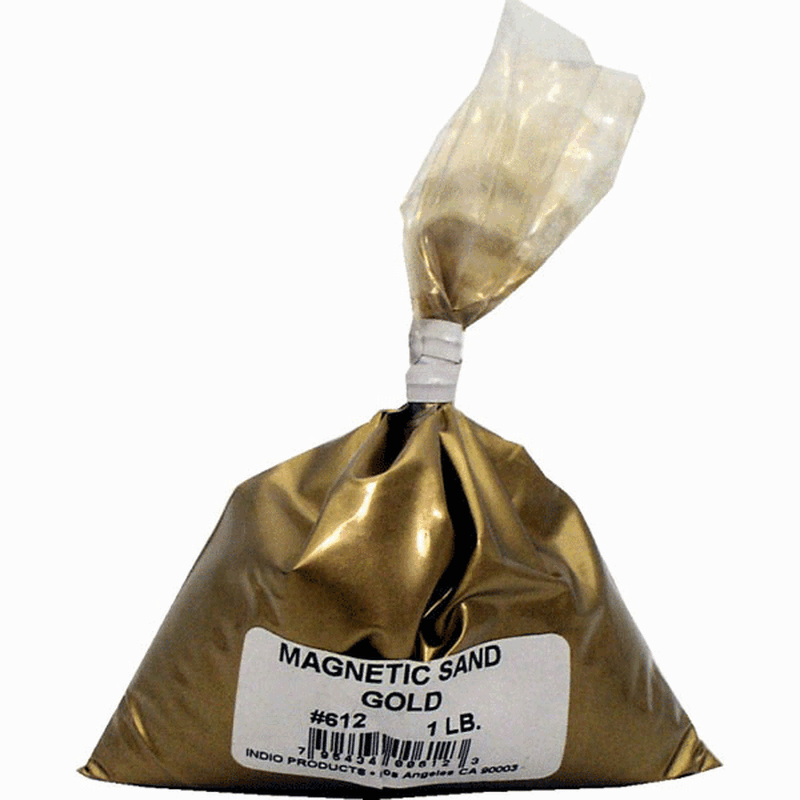 Gold magnetic sand