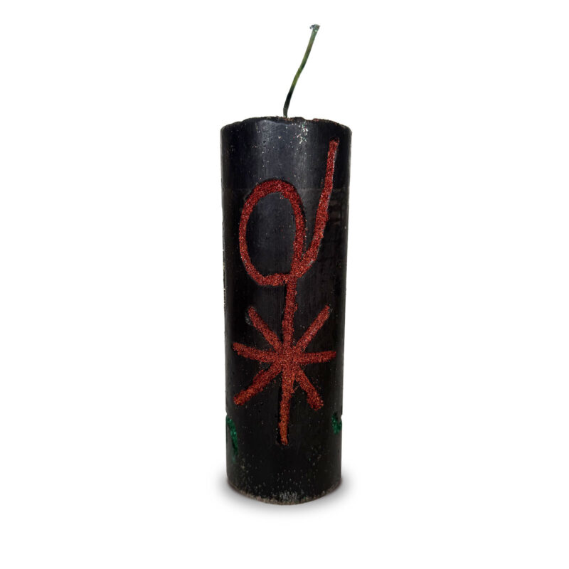 Guided spirit hand carved candle 02