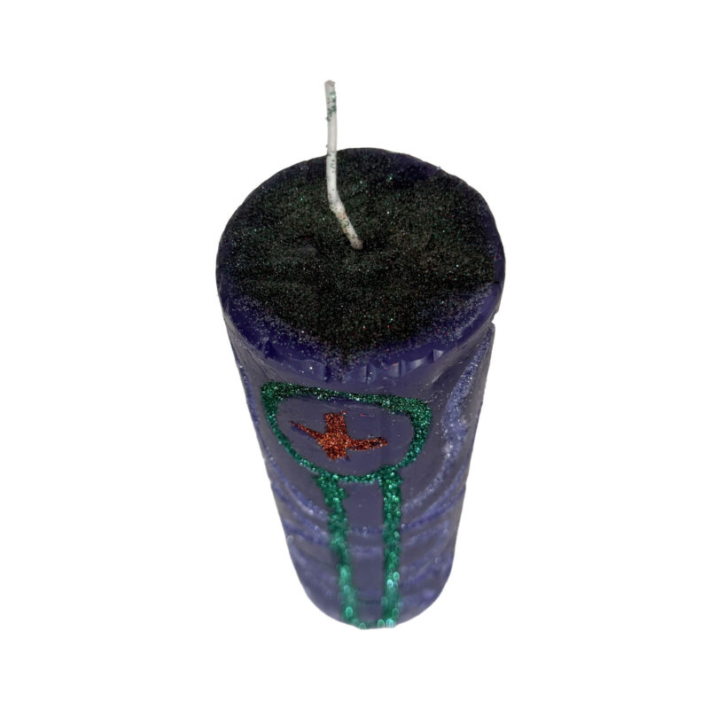 Healthy ways hand carved candle 03