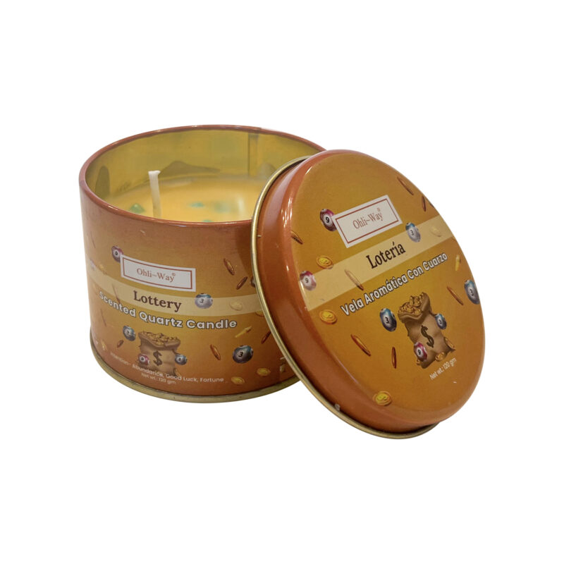 Lottery loteria scented quartz candle