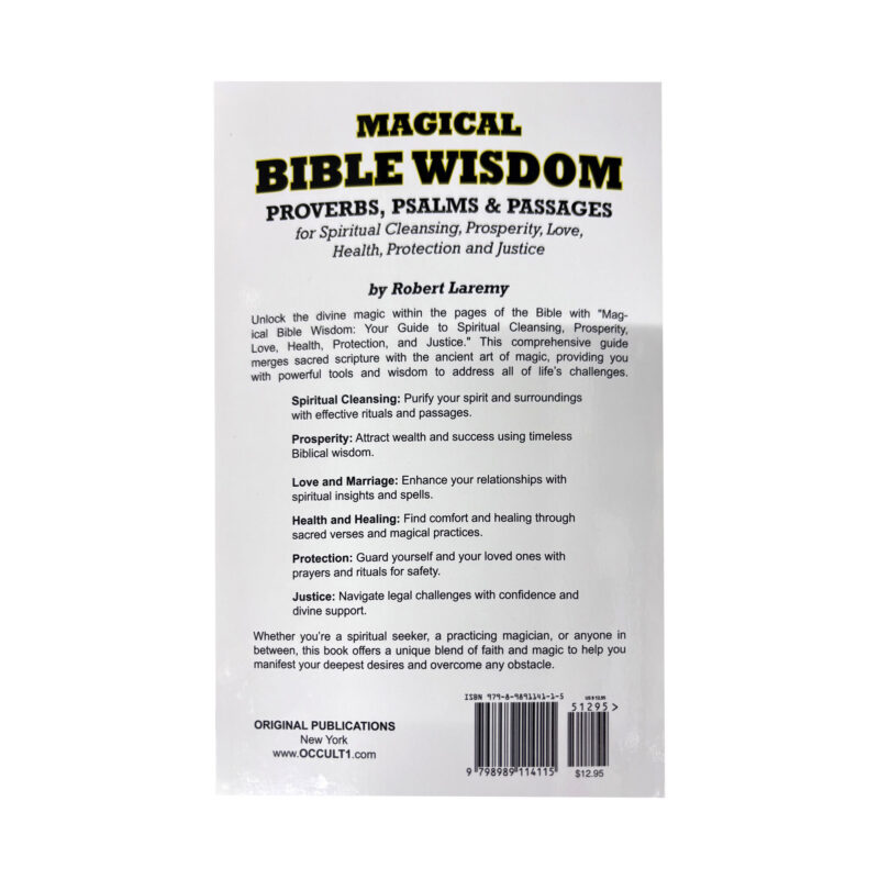 Magical bible wisdom laremy back