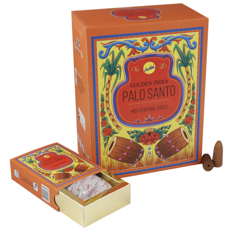 Palo santo backflow incense cones