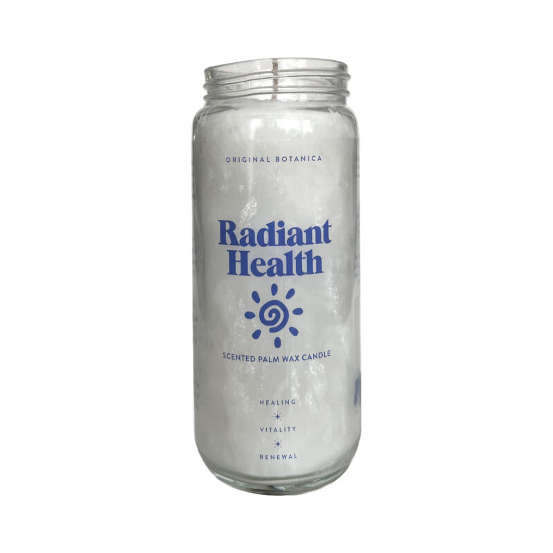 Radiant health candle palm wax 01