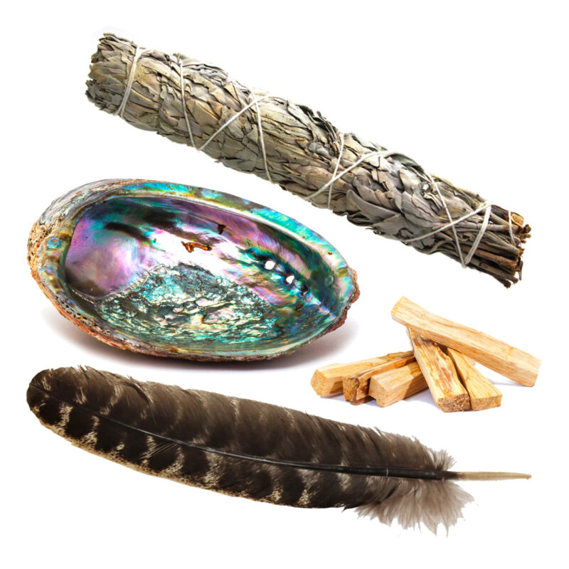 Sacred smudge cleansing ritual kit