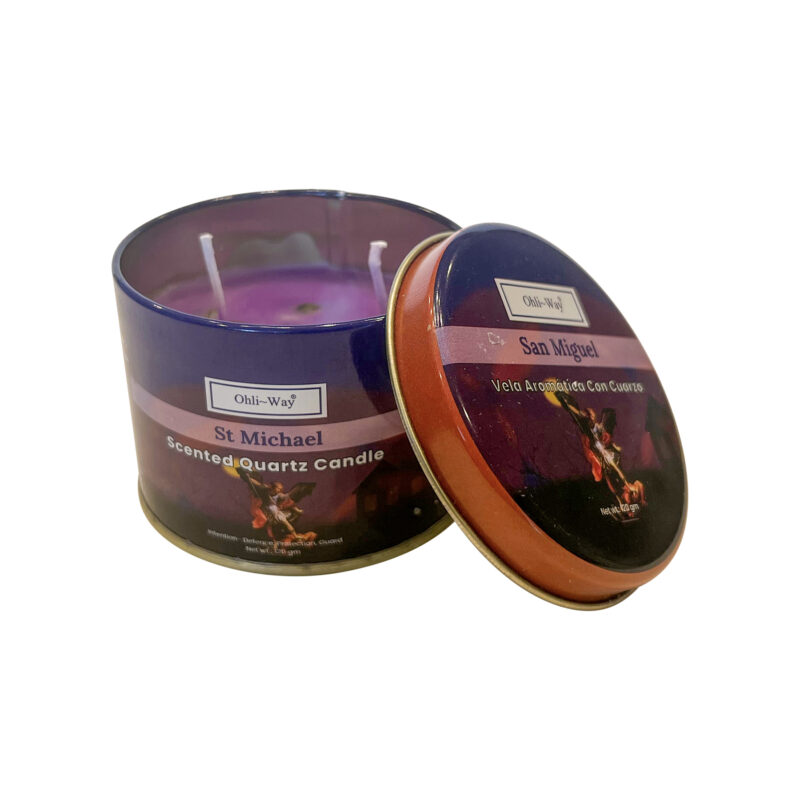 Saint michael san miguel scented quartz candle