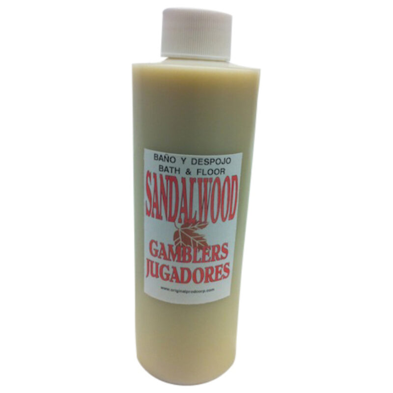 Sandalwood gamblers jugadores bath floor wash 80571