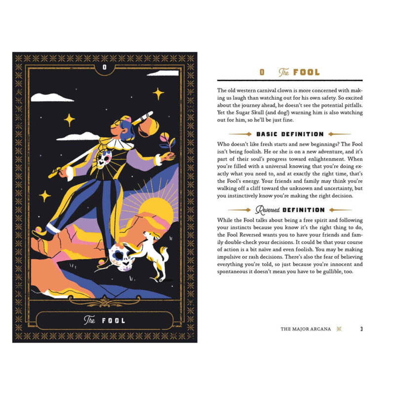 Sugar skull tarot deck 02