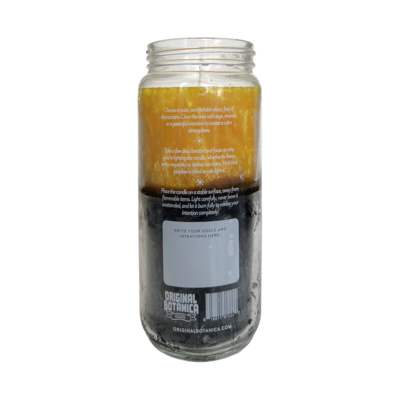 Sweep away negativity candle palm wax 03