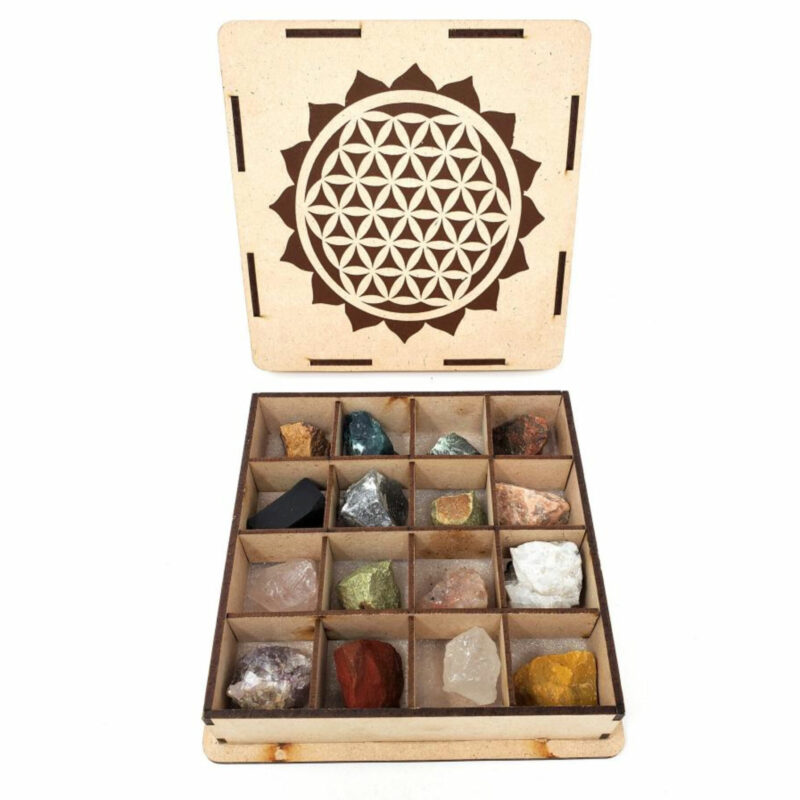 Tumbled stone gift set