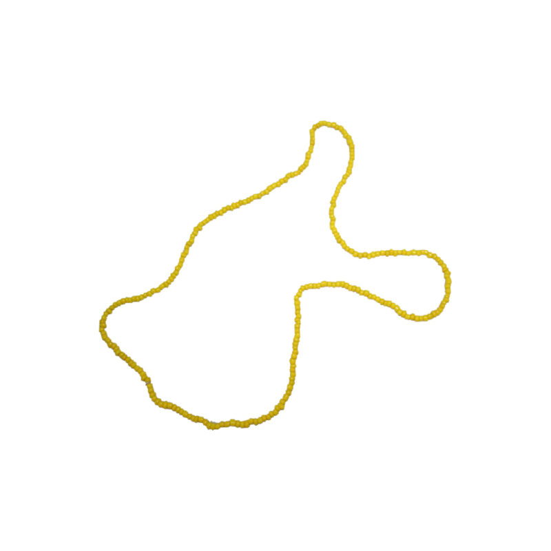 Yellwo collar beaded necklace 80539