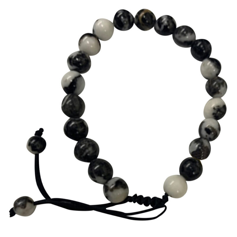 Zebra jasper stone bracelet 26846