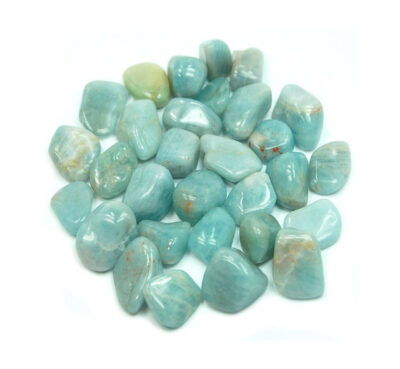 Aquarmarine tumbled stone
