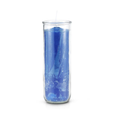 Candle Blue Pullout 7 Day
