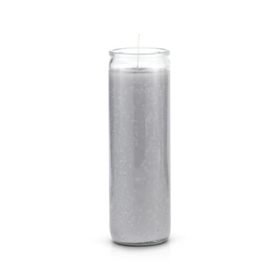 Candle Gray Plain 7 Day
