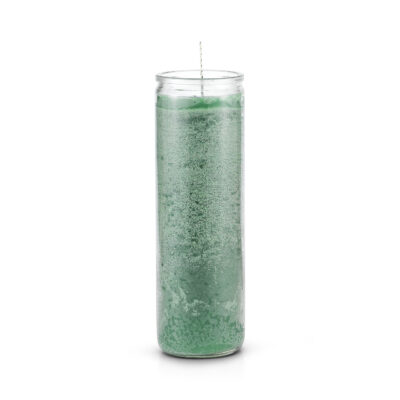 Candle Green Plain 7 Day