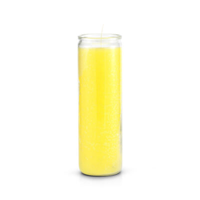 Candle Yellow Plain 7 Day