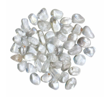 Clear quartz tumbled stone