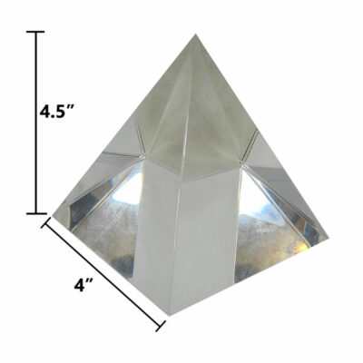 Crystal pyramid 10cm 2