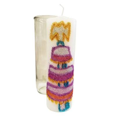 Custom peace wisdom candle 27552
