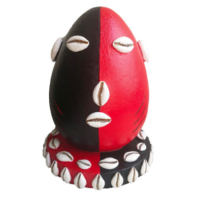 Decorated elegua head 17822