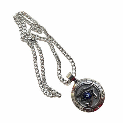 Eye horus silver necklace