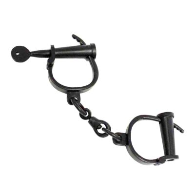 Iron handcuffs shackles