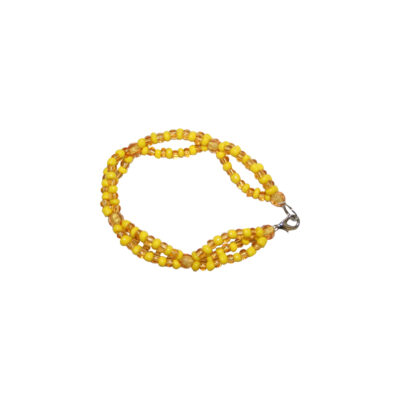 Ochun 3 hilo santeria bracelet 57667