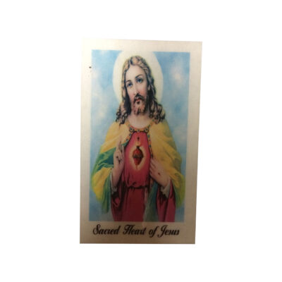 Sacred heart card 39417